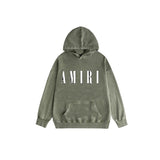 Amiri washed hoodie classic letterprinting