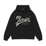 Amiri hoodie with distressed text printing