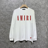 Amiri long sleeve shirts classic letter spider print