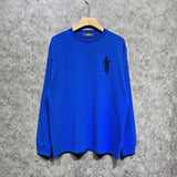 Amiri long sleeve shirts vertical small overlapping letterprinting
