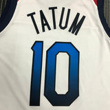 NBA Jerseys 2021 Olympics USA Team White 10, Tatum