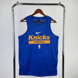 NBA Jerseys' 23 Knicks, Blue, Player's Edition Training Vest