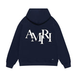 Amiri hoodie overlapping letter print