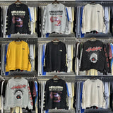 Hellstar Sweatshirt Autumn and Winter Smiley Kirin Arm Print