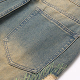 Mens Fashion Jeans Damaging embroidery 5717#