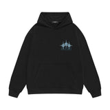 Amiri hoodie bone crack star print