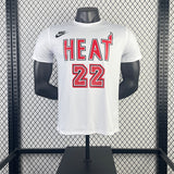 NBA Jerseys Quick Dry Short Sleeve: Season 23, Heat Retro, Short Sleeve No. 22, Butler
