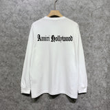 Amiri long sleeve shirts sanskrit printing