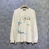 Amiri long sleeve shirts hummingbird printing