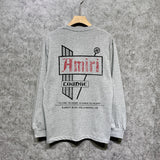 Amiri long sleeve shirts letter sign printing