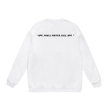 Bathing ape Crew neck sweatshirt