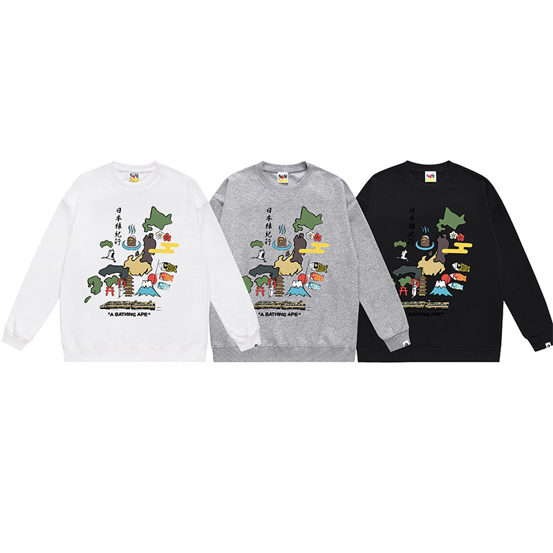 Bathing ape Crew neck sweatshirt