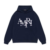 Amiri hoodie metallic glossy letter print