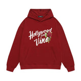 Amiri hoodie hollywood rose printing
