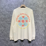 Amiri long sleeve shirts flower clusters printing