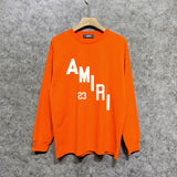 Amiri long sleeve shirts ladder text printing