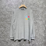 Amiri long sleeve shirts color block simple label set printing