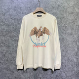 Amiri long sleeve shirts oil painting pegasus printing