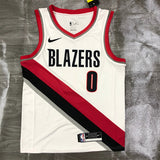 NBA Jerseys Season 21, Blazers, Home, White 0, Lillard