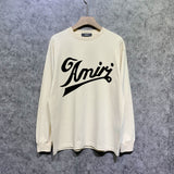 Amiri long sleeve shirts elegant letterprinting
