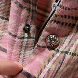 Chh Chrome Hearts Shirts Men's Multi Shirt Plaid Vintage Long Sleeve Shirt