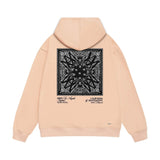 Amiri hoodie simple logo square sleeve print