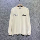 Amiri long sleeve shirts billiard sketch printing