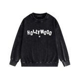 Amiri washed sweatshirt Hollywood alphabet print washed old