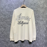 Amiri long sleeve shirts letter-filled printing