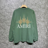 Amiri long sleeve shirts bone crack star printing