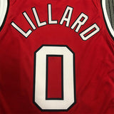 NBA Jerseys Trailblazer Vintage, Red 0, Lillard