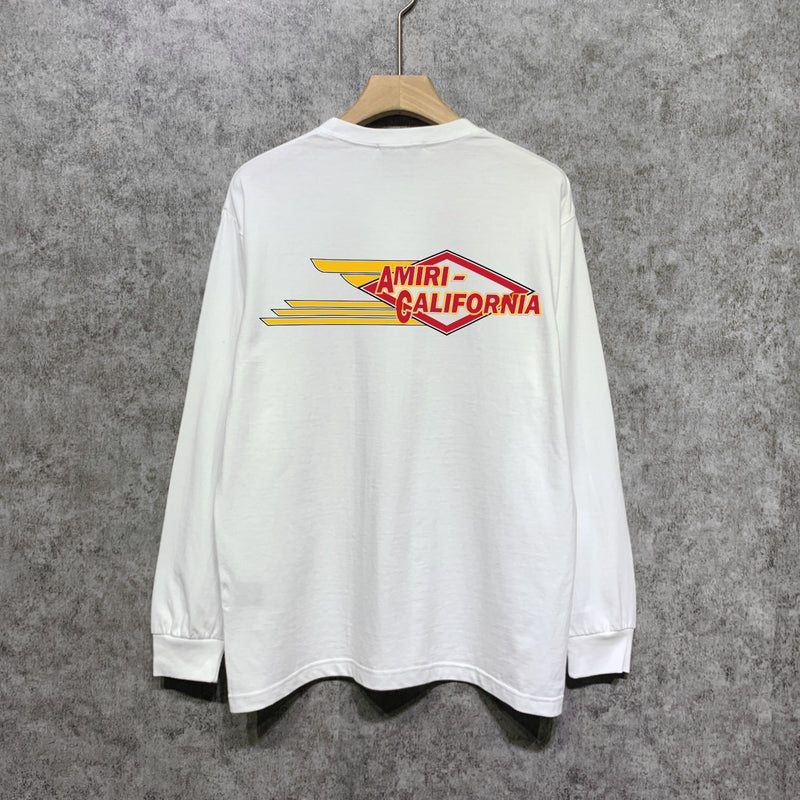 Amiri long sleeve shirts eagle printing
