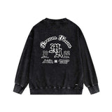 Amiri washed sweatshirt new letter logo printing washed old