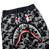 Bathing Ape Pants Autumn Camouflage Shark Tether Tie Casual Pants Sweatpants