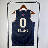 NBA Jerseys 24 season, All-Star, Blue 0, Lillard