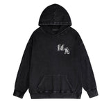 Amiri washed hoodie MA washed old print