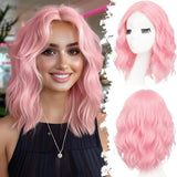 Women's Wigs Silicone Net 4X1 Lace Graduation Short Bob Curly Lace Wig