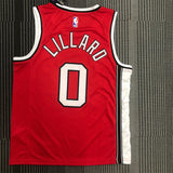 NBA Jerseys Trailblazer Vintage, Red 0, Lillard