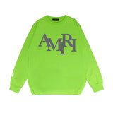 Amiri long sleeve shirts all gray overlapping letterprinting