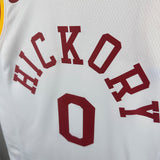NBA Jerseys Season 20, Pacers, Retro, White No. 0, Halliburton
