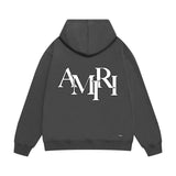 Amiri hoodie overlapping letter print