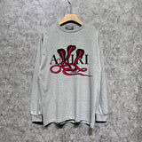 Amiri long sleeve shirts new font cobra printing