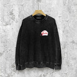 Amiri washed sweatshirt pink beach print washed old