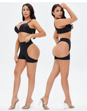 Non-Slip Waist Head Double Elastic Hip Shaping Breathable Mesh Belly Contraction Hip Lifting Underwear