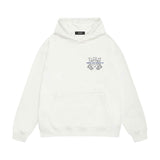 Amiri hoodie splash ink large simple logo sleeve printing