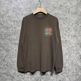 Amiri long sleeve shirts flower clusters printing