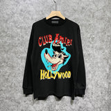 Amiri long sleeve shirts with gray wolf print