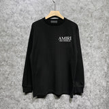 Amiri long sleeve shirts skeleton letterprinting