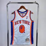 NBA Jerseys BAPE × M & N joint jersey, Knicks, ape head