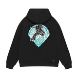 Amiri hoodie black panther print